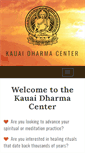 Mobile Screenshot of kauaidharma.org