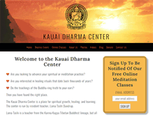 Tablet Screenshot of kauaidharma.org